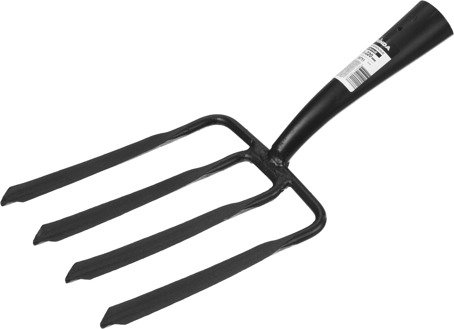 GRINDA 180 х 220 мм, кованые, четырёхрогие, без черенка, антикор. покрытие, вилы копальные(39711) — фото 3