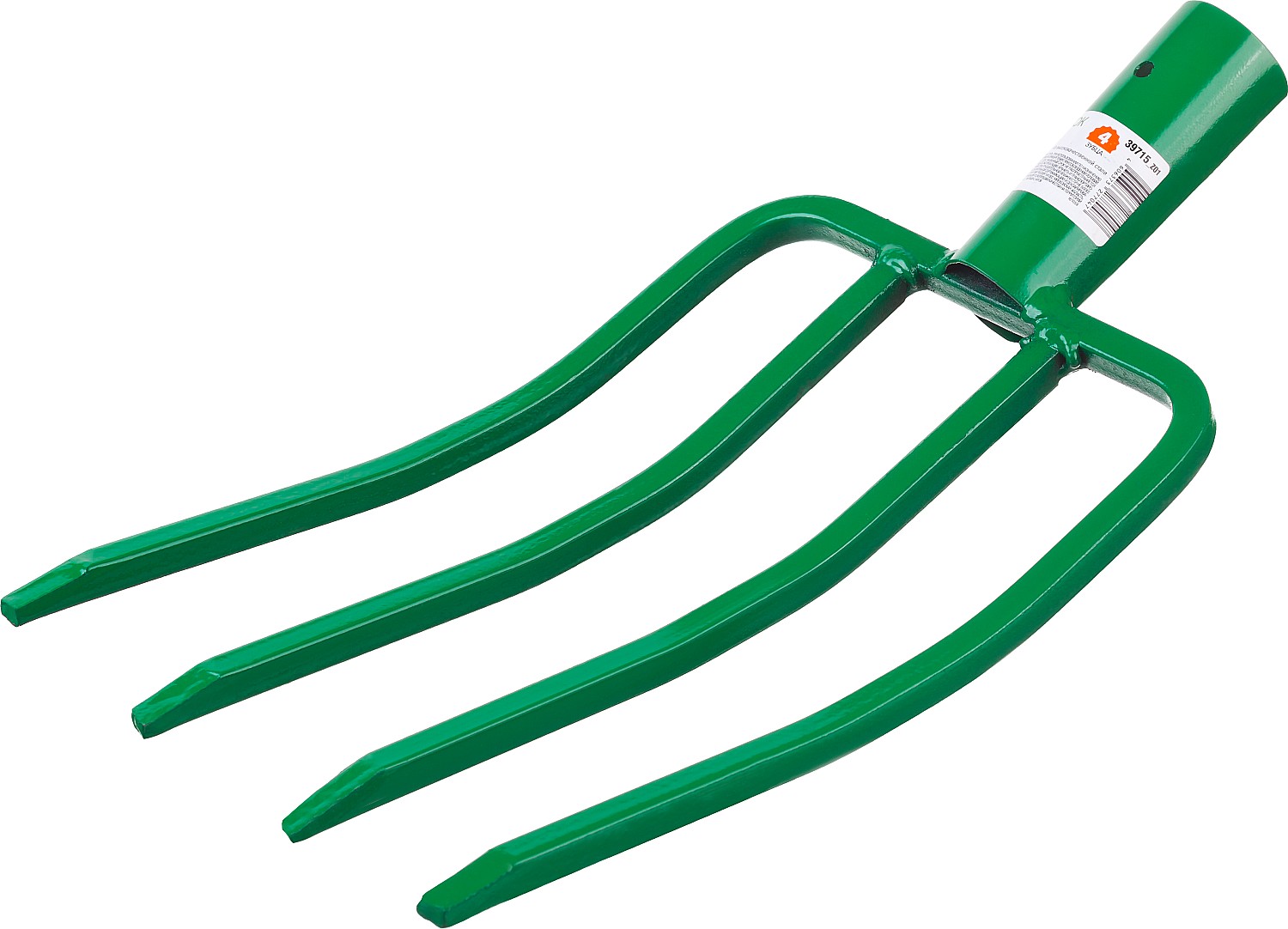 РОСТОК 185 х 270 мм, с квадратными зубьями, углеродистая сталь, без черенка, вилы (39715) — фото 2