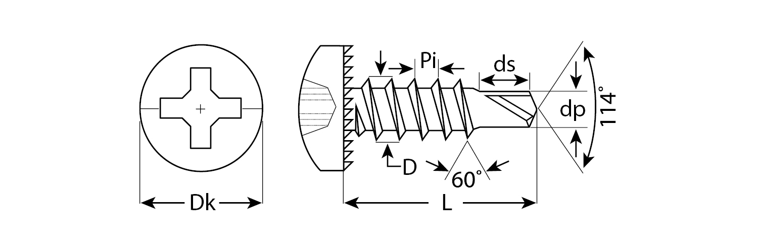 ЗУБР КЛМ-СЦ, 9.5 х 3.5 мм, цинк, конусная головка 1500 шт (1,51 кг.), саморез со сверлом для листового металла (4-300171-35-09) — фото 2
