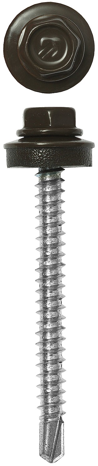 ЗУБР СКД 8028, 70 х 4.8 мм, зем.-коричн., 800 шт (6,7 кг.), кровельный саморез (4-300310-48-070-8028)