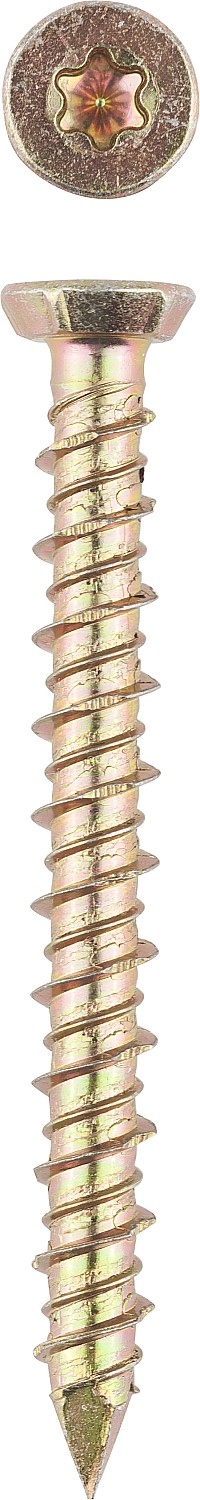 ЗУБР ШБ-Х, 112 х 7.5 мм, 800 шт (16,86 кг.) хроматированный шуруп по бетону, Профессионал (4-300480-75-112)