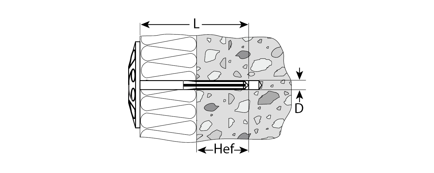 ЗУБР 10 х 140 мм, металлический стержень, 100 шт, дюбель для изоляционных материалов (4-301525-10-140) — фото 2