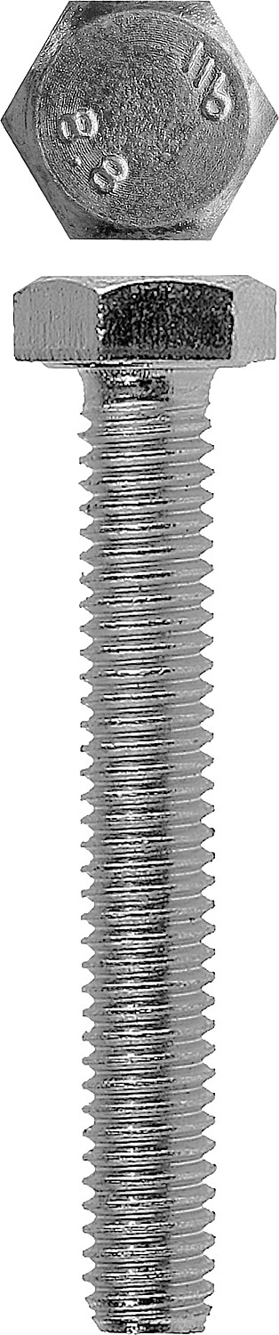 ЗУБР DIN 933, кл. пр. 5.8, M8 х 45 мм, цинк, 3 шт, болт (4-303076-08-045)