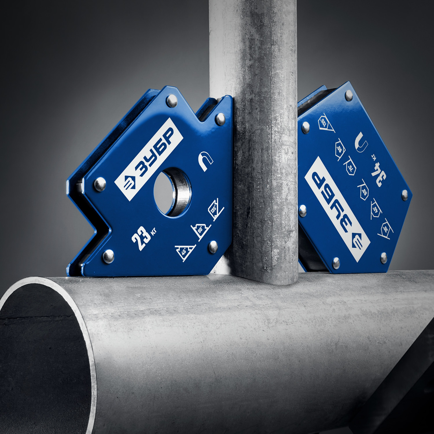 ЗУБР УМ-3, 23 кг, угольник магнитный для сварочных работ, Профессионал (40050-23) — фото 4