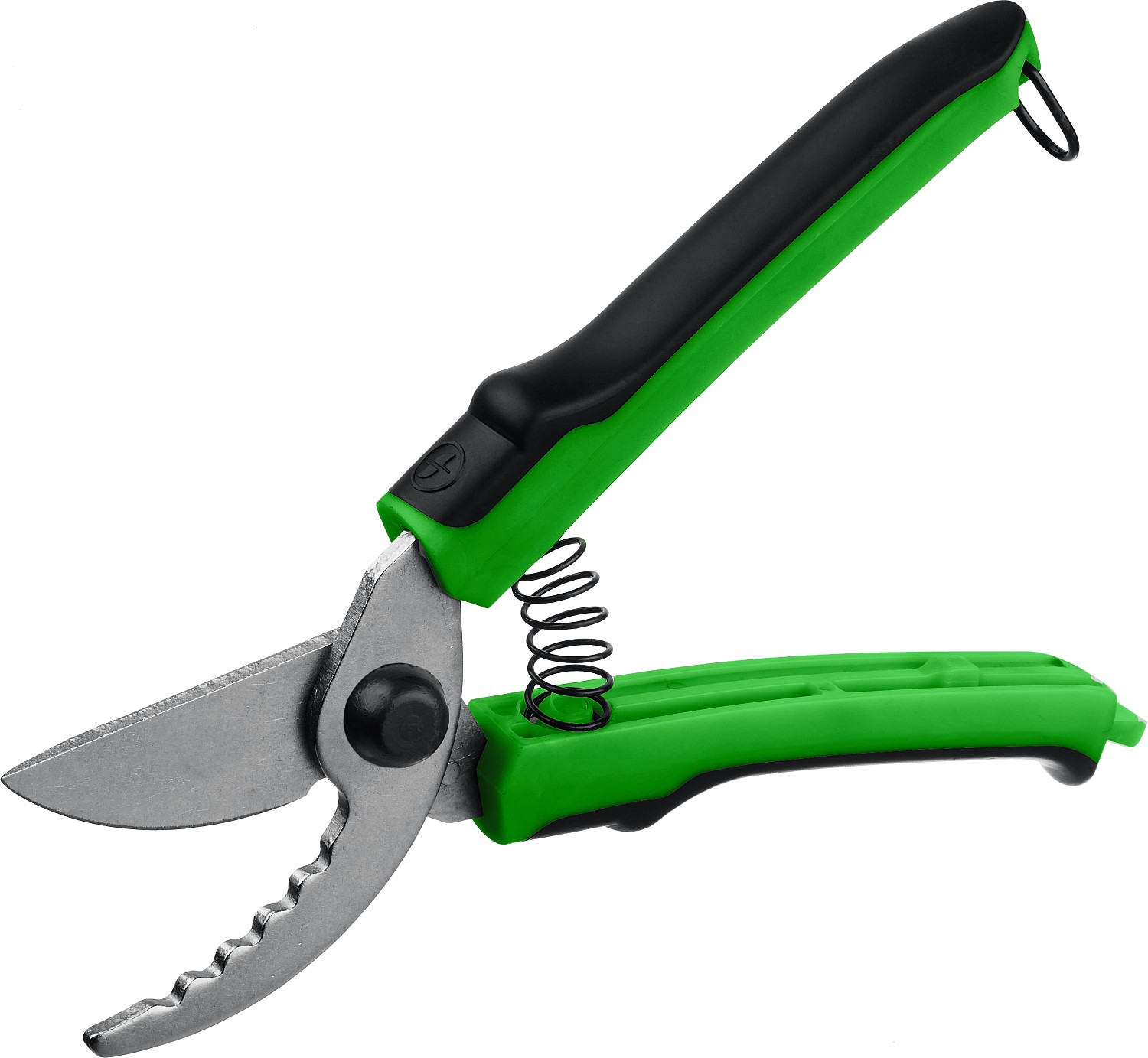 РОСТОК PC-55, 220 мм, стальные закаленные лезвия, двухкомпонентные рукоятки, плоскостной секатор (40203) — фото 2