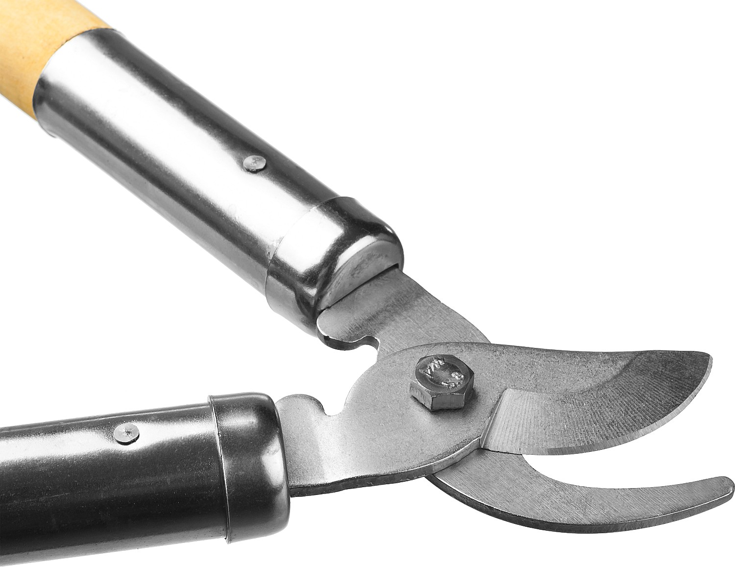 РОСТОК длина 500 мм, углеродистая сталь, закалено, деревянные рукоятки, плоскостной сучкорез (40206) — фото 2