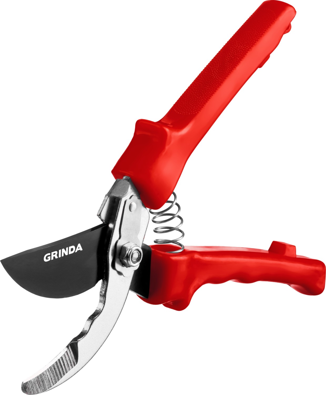 GRINDA G-35, 200 мм, закаленные лезвия, тефлоновое покрытие, пластиковые рукоятки, плоскостной секатор (40212) — фото 4