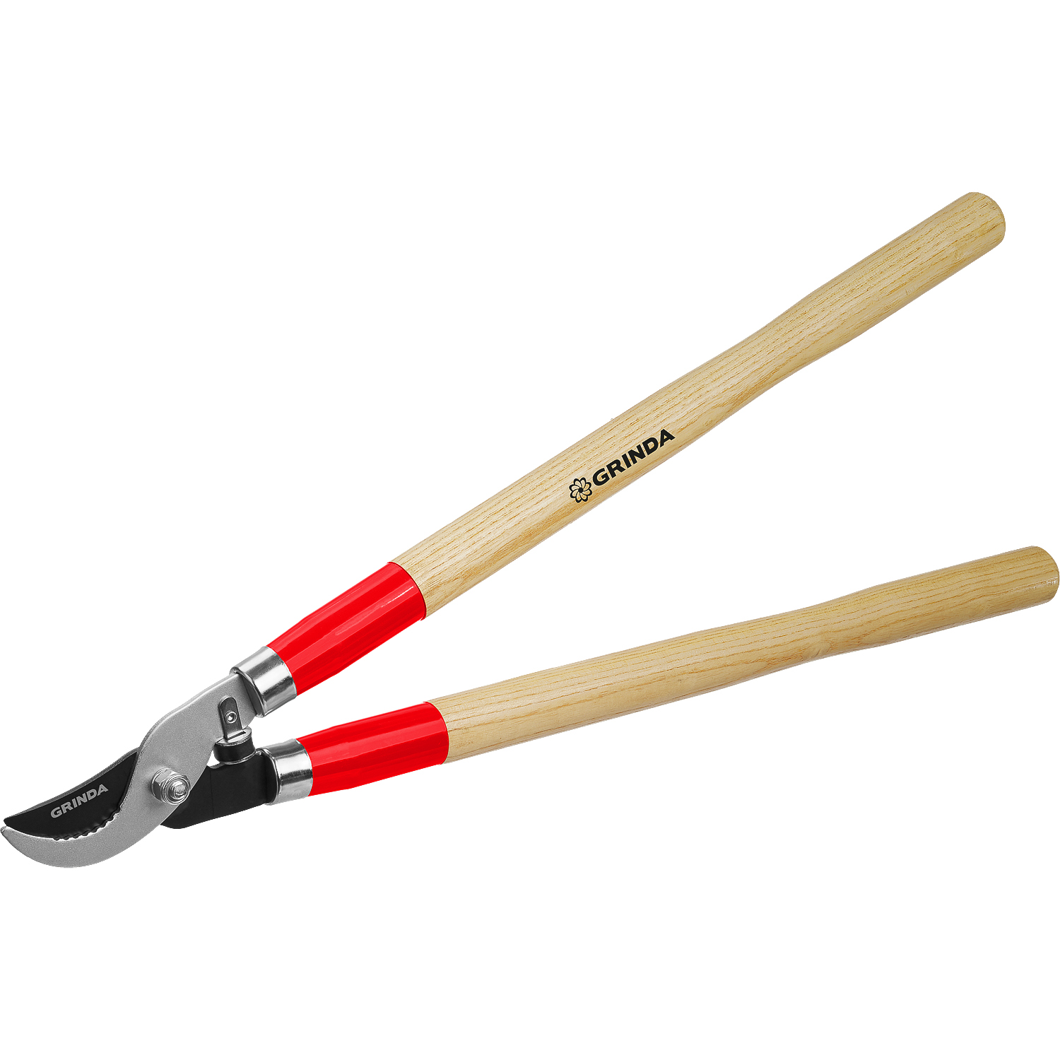 GRINDA W-700, длина 700 мм, закаленные лезвия, рукоятки из дерева высшего сорта, плоскостной сучкорез (40232) — фото 4