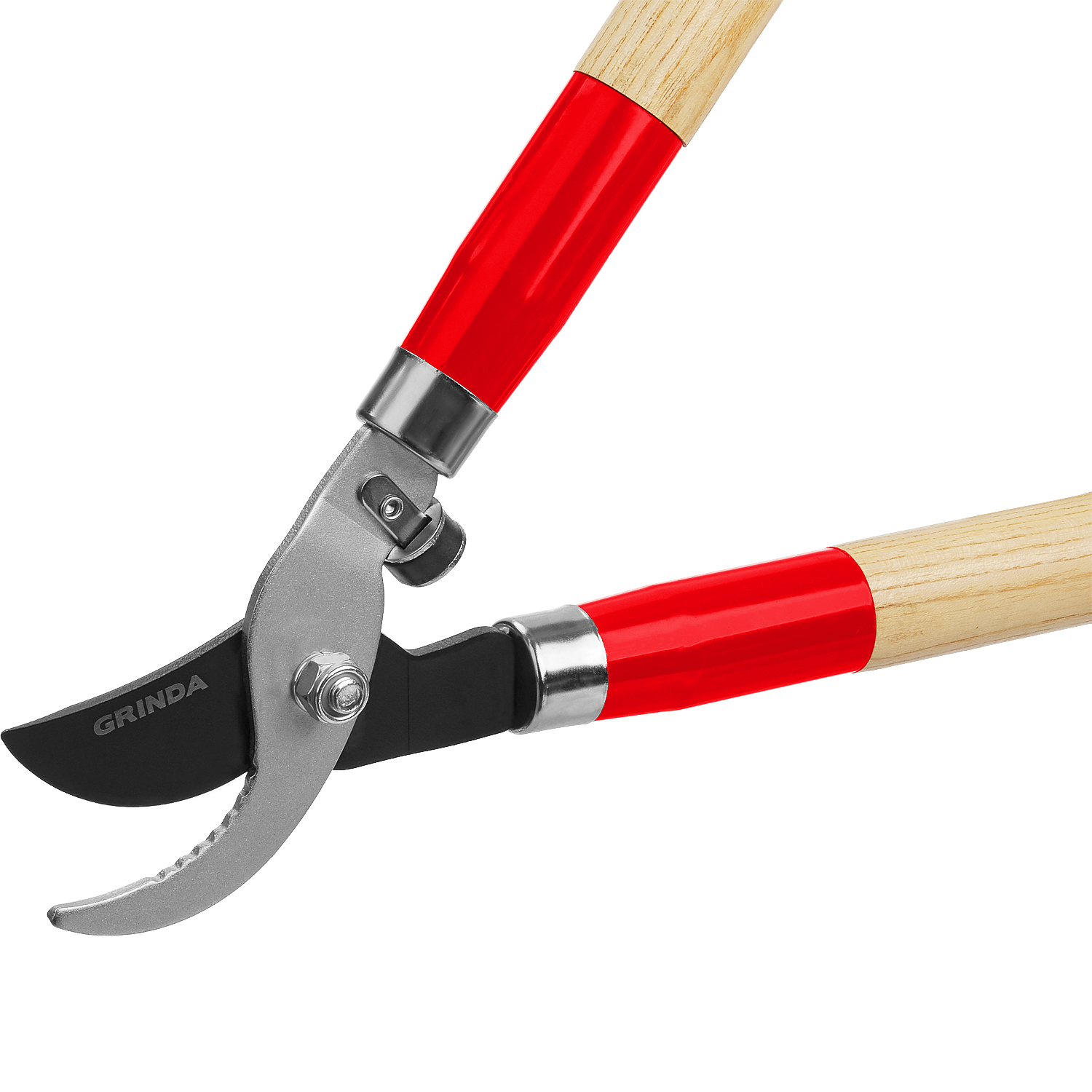 GRINDA W-700, длина 700 мм, закаленные лезвия, рукоятки из дерева высшего сорта, плоскостной сучкорез (40232) — фото 5