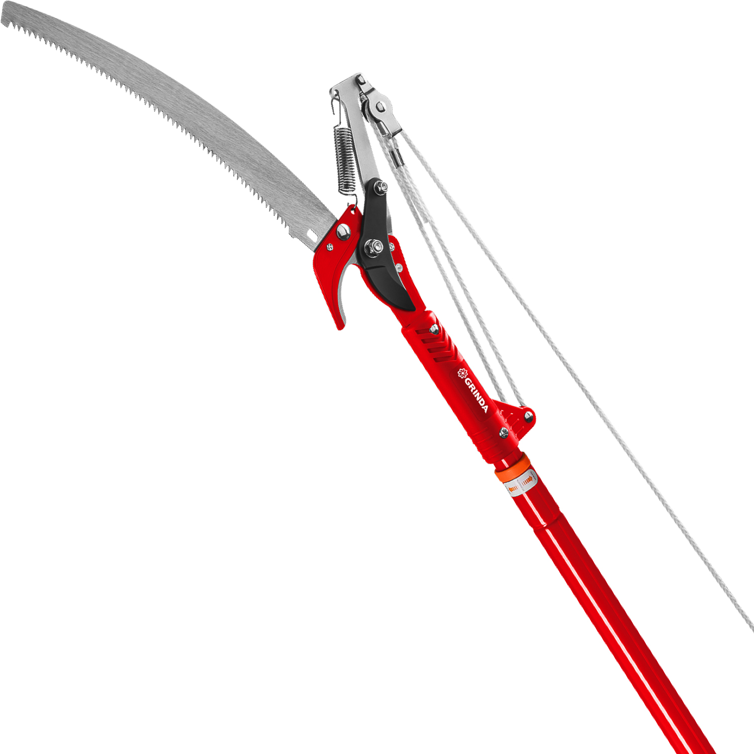 GRINDA H-300, длина 300 мм, закаленные лезвия, тефлоновое покрытие, пила 300 мм, антикор. покрытие, штанговый сучкорез с пилой (40242) — фото 4