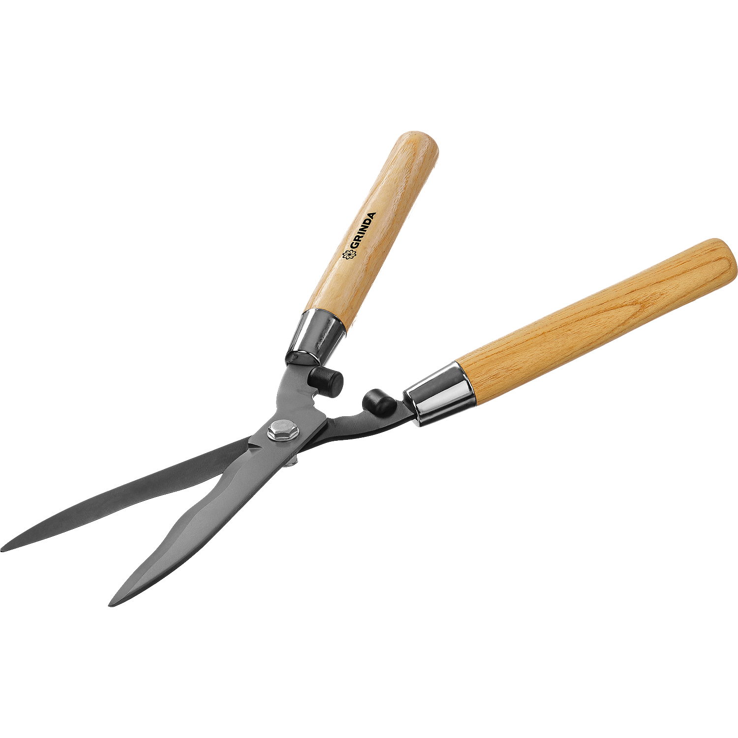 GRINDA WH500, длина 500 мм, закаленные лезвия, рукоятки из дерева высшего сорта, кусторез (40252) — фото 4