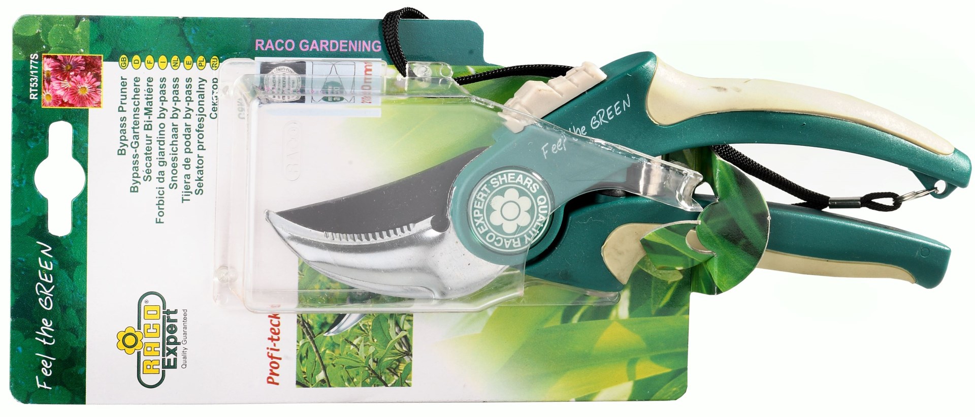 RACO 177S, 205 мм, с двухкомпонентными рукоятками, плоскостной секатор (4206-53/177S) — фото 2