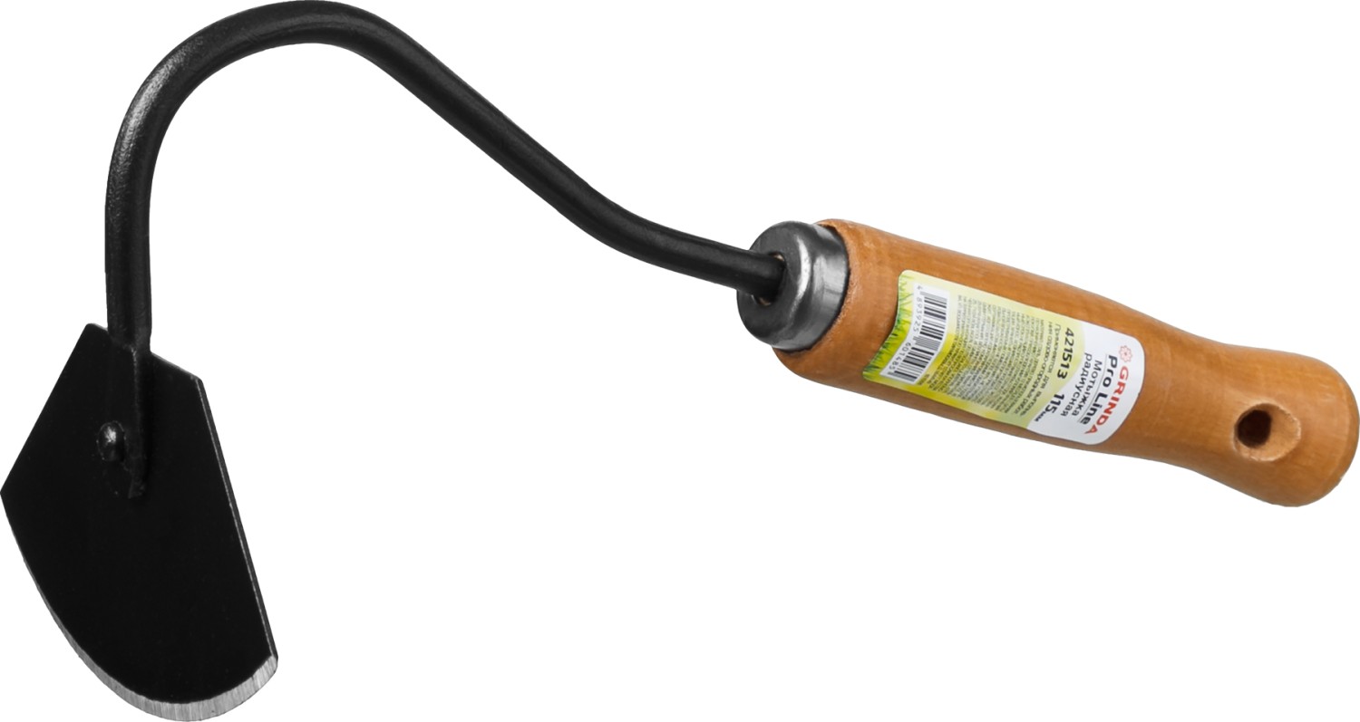 GRINDA ProLine 65х115х275 мм, деревянная ручка, радиусная мотыжка (421513) — фото 2