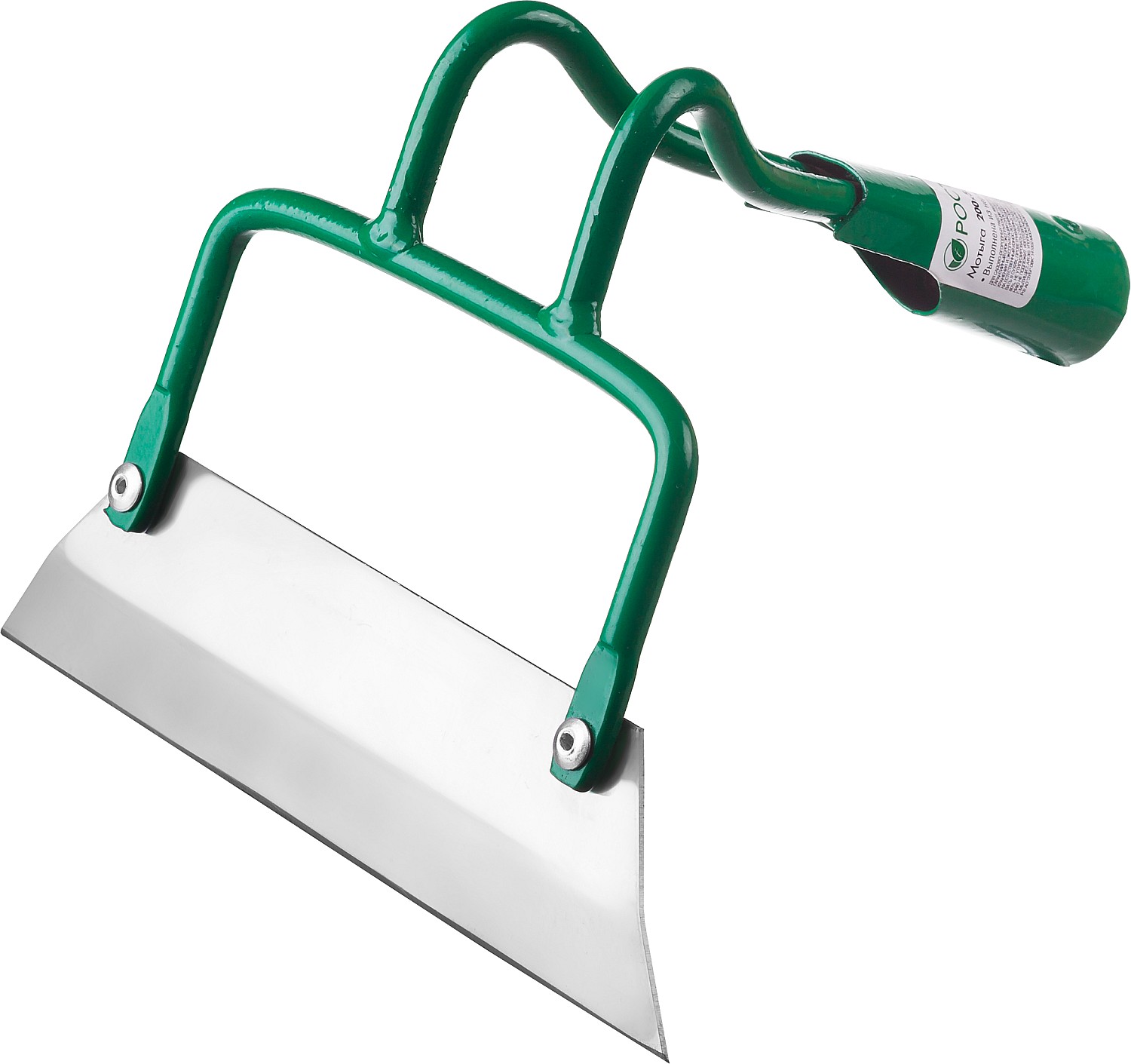 РОСТОК 200 х 50 мм, трапециевидный профиль, нержавеющая сталь, без черенка, мотыга (421568) — фото 2