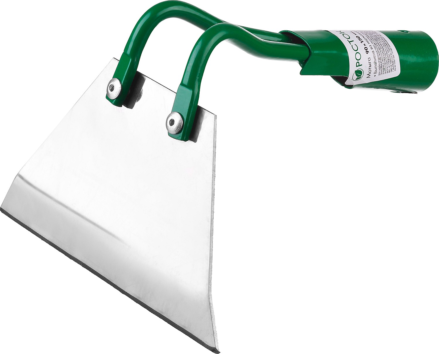 РОСТОК 150 х 80 мм, трапециевидный профиль, нержавеющая сталь, без черенка, мотыга (421569) — фото 2