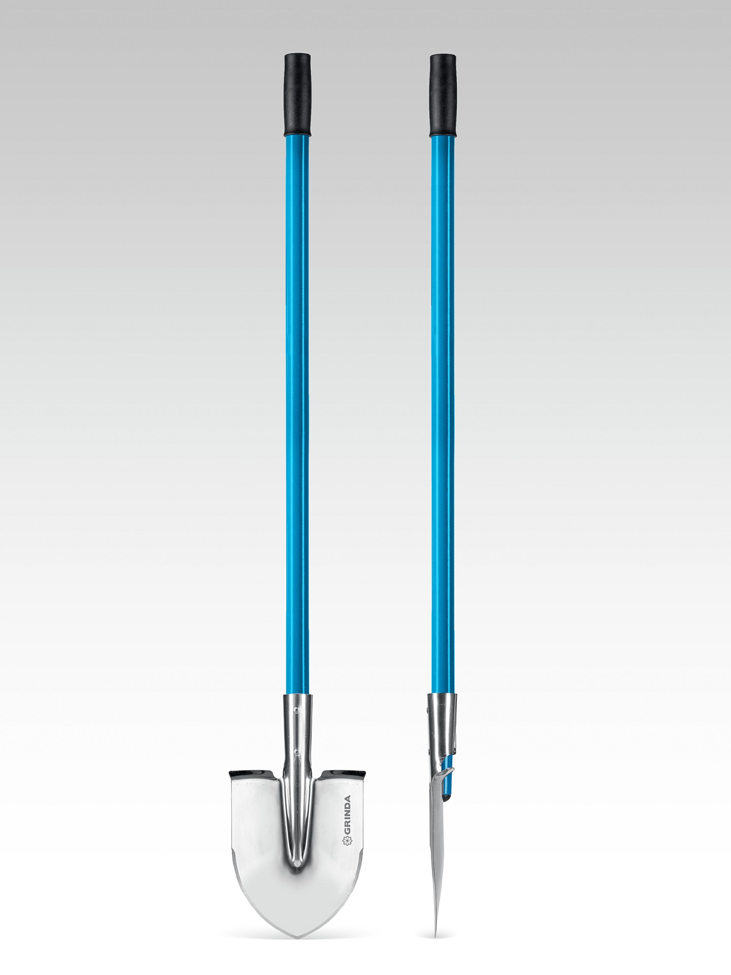 GRINDA WS-2 лопата дамская штыковая остроконечная, 200х160х1200мм, алюминиевый черенок, PROLine (421827) — фото 3