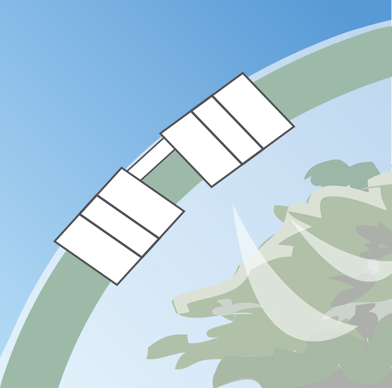 GRINDA d 20 мм, белый, полипропилен, 10 шт, зажим для крепления пленки (422317-20) — фото 3