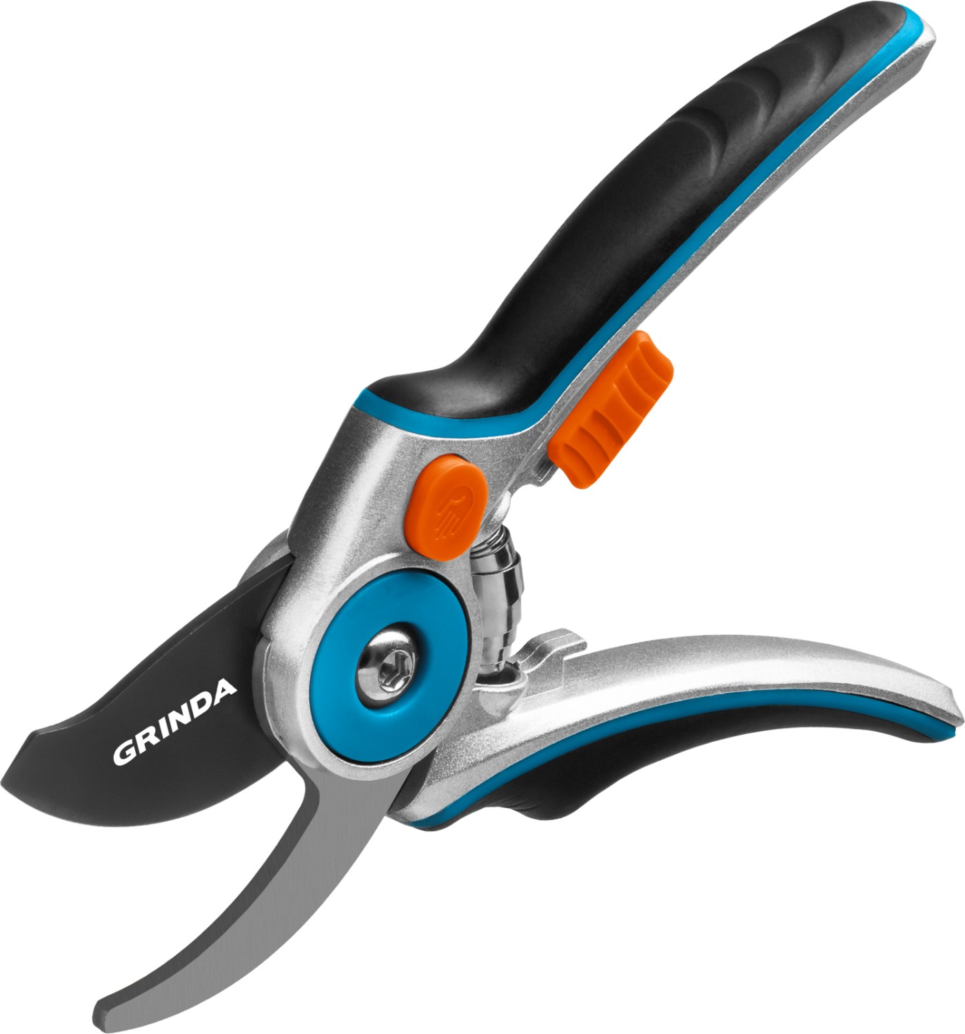 GRINDA P-29, 210 мм, закаленная сталь, усиленная конструкция с эргономичными алюминиевыми рукоятками, плоскостной секатор, PROLine (423429) — фото 4