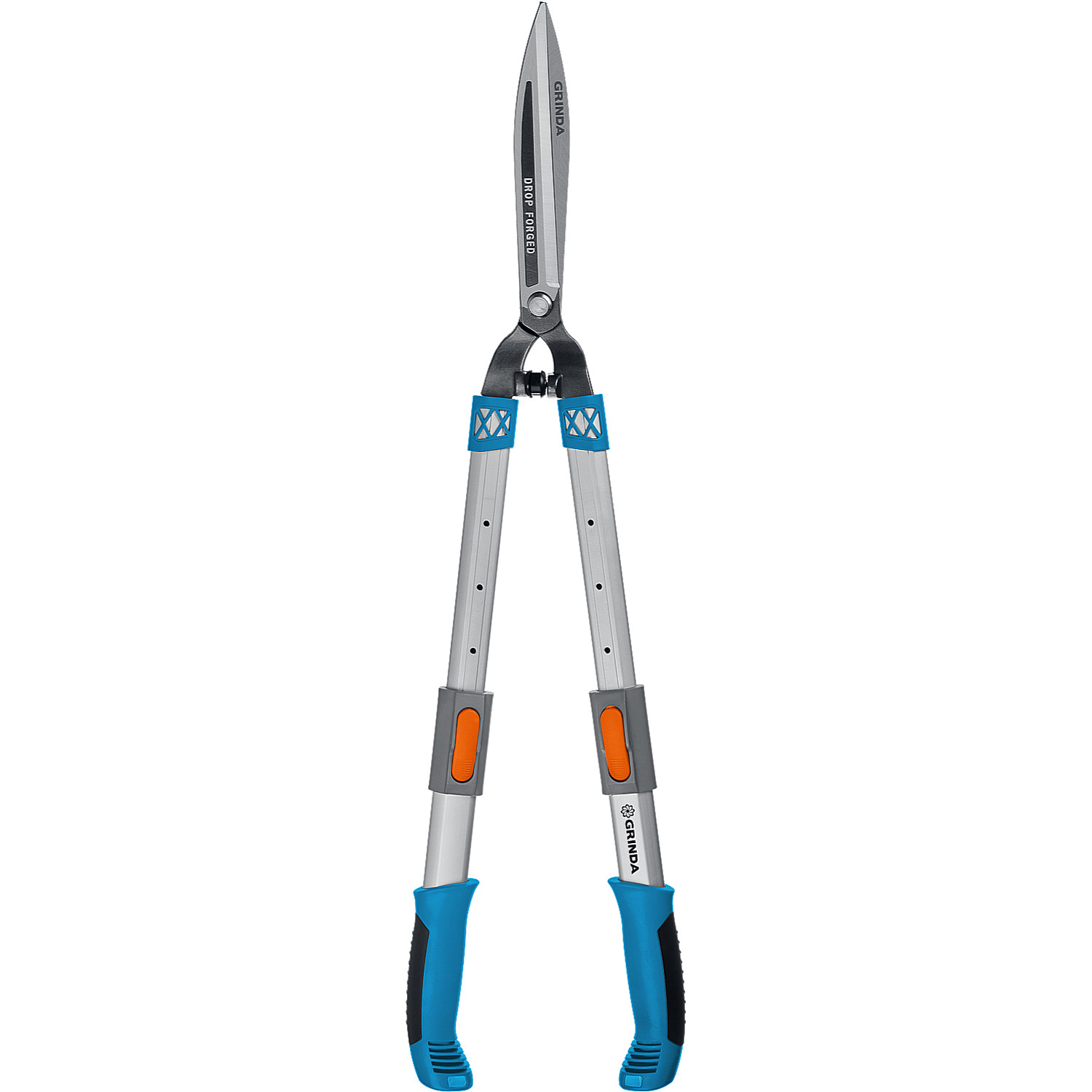 GRINDA FH-800T, длина 630 - 800 мм, кованые лезвия, телескопический, алюминиевые рукоятки, кусторез, PROLine (423790) — фото 2