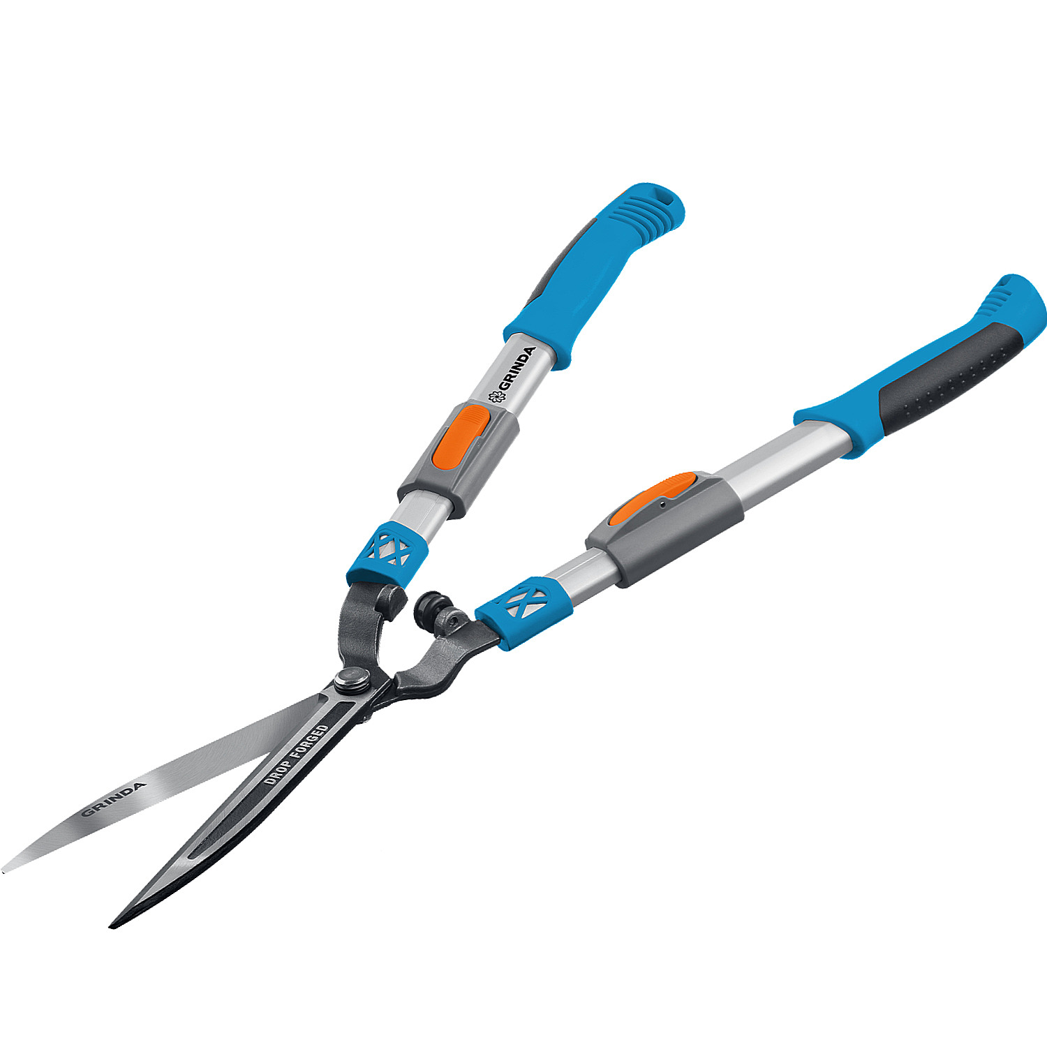 GRINDA FH-800T, длина 630 - 800 мм, кованые лезвия, телескопический, алюминиевые рукоятки, кусторез, PROLine (423790) — фото 4