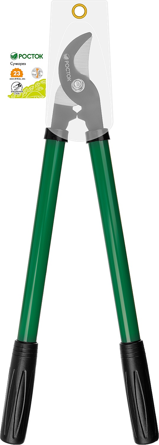РОСТОК 500 мм, закаленные лезвия, стальные рукоятки, средний плоскостной сучкорез (424117) — фото 5