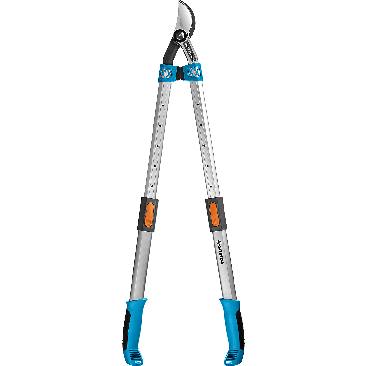 GRINDA F-900T, 650 - 900 мм, кованые лезвия, алюминиевые ручки, телескопический, плоскостной сучкорез, PROLine (424510) — фото 3