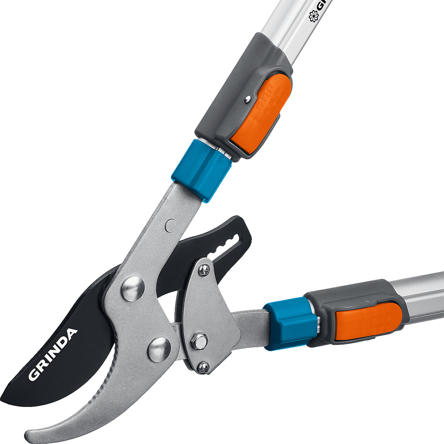 GRINDA TX-980, 645 - 885 мм, высокоуглеродистая сталь, закаленные лезвия, храповый механизм, телескопический, плоскостной сучкорез, PROLine (424515) — фото 4