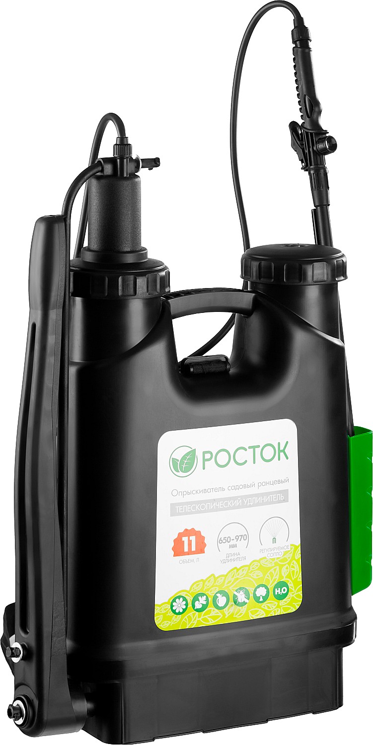 РОСТОК RK-11, 11 л, с телескопическим удлинителем, ранцевый опрыскиватель (425219) — фото 3