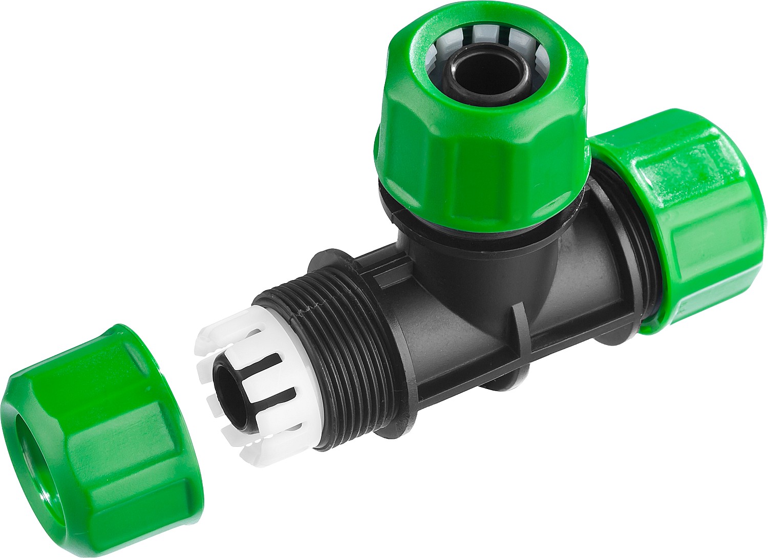 РОСТОК RW-12, 1/2″ х 1/2″ х 1/2″, пластик ABS, цанговый тройник (426369) — фото 2