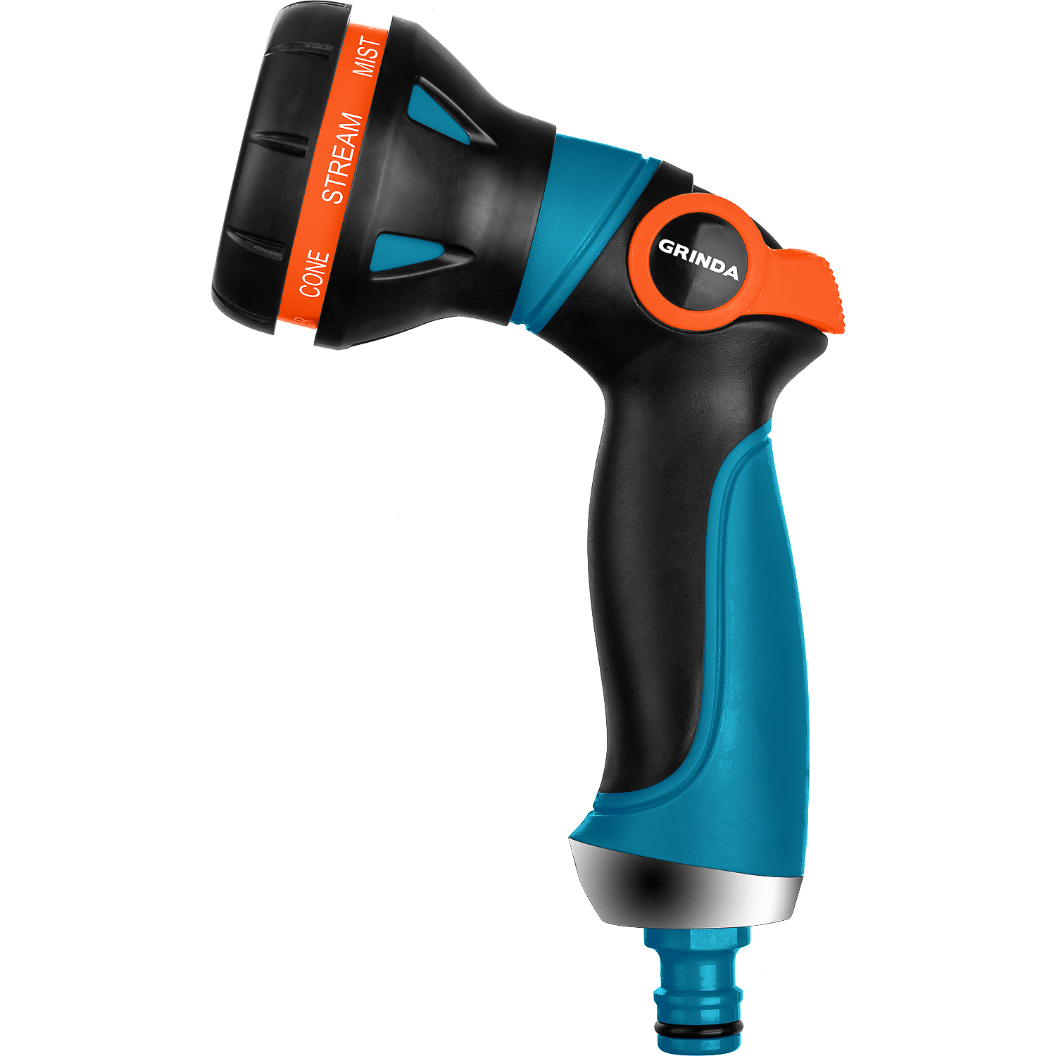 GRINDA S-8, 8 режимов, двухкомпонентный с регулятором напора, поливочный пистолет, PROLine (429100) — фото 4