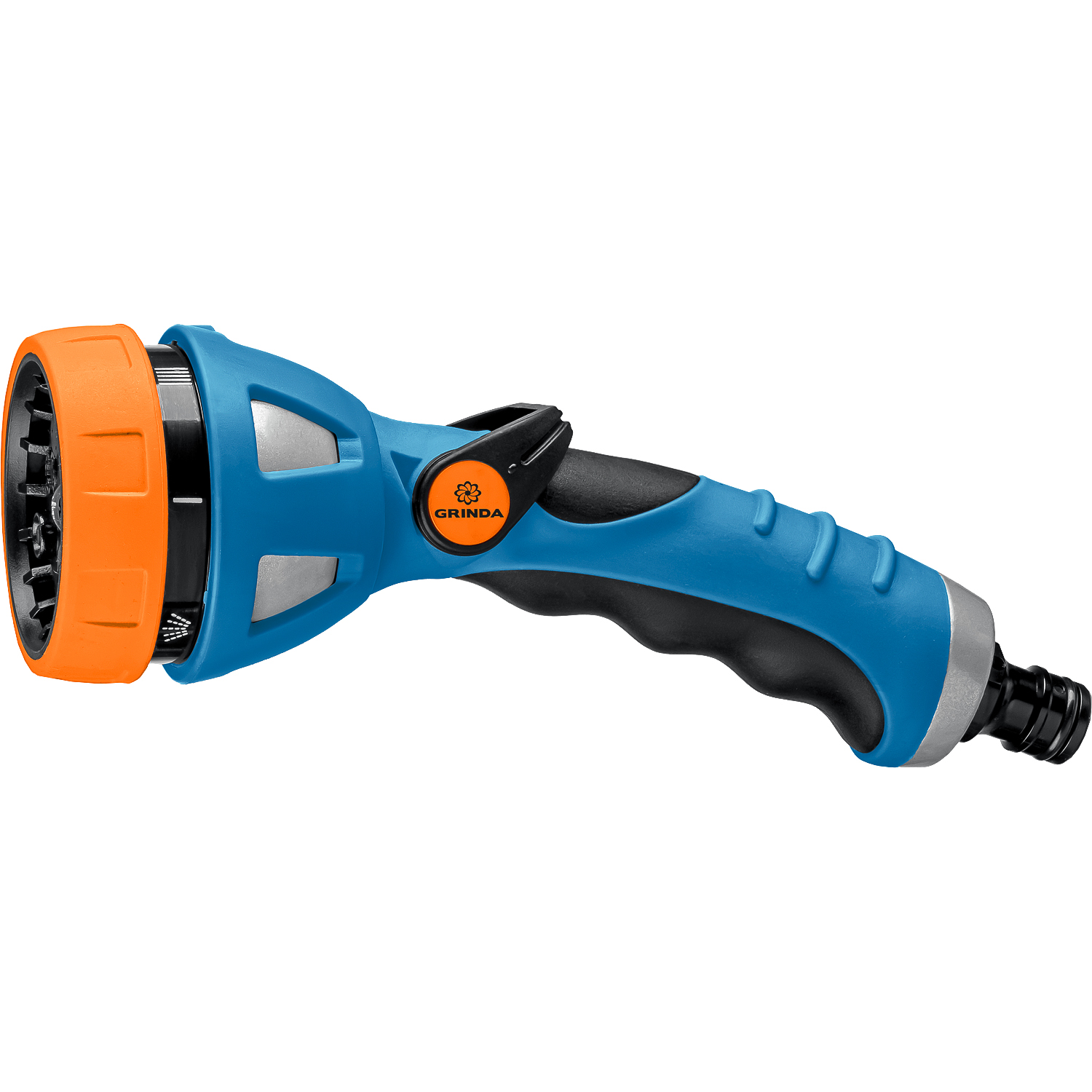 GRINDA XM-7, 7 режимов, металлический с TPR, поливочный пистолет, PROLine (429150) — фото 4