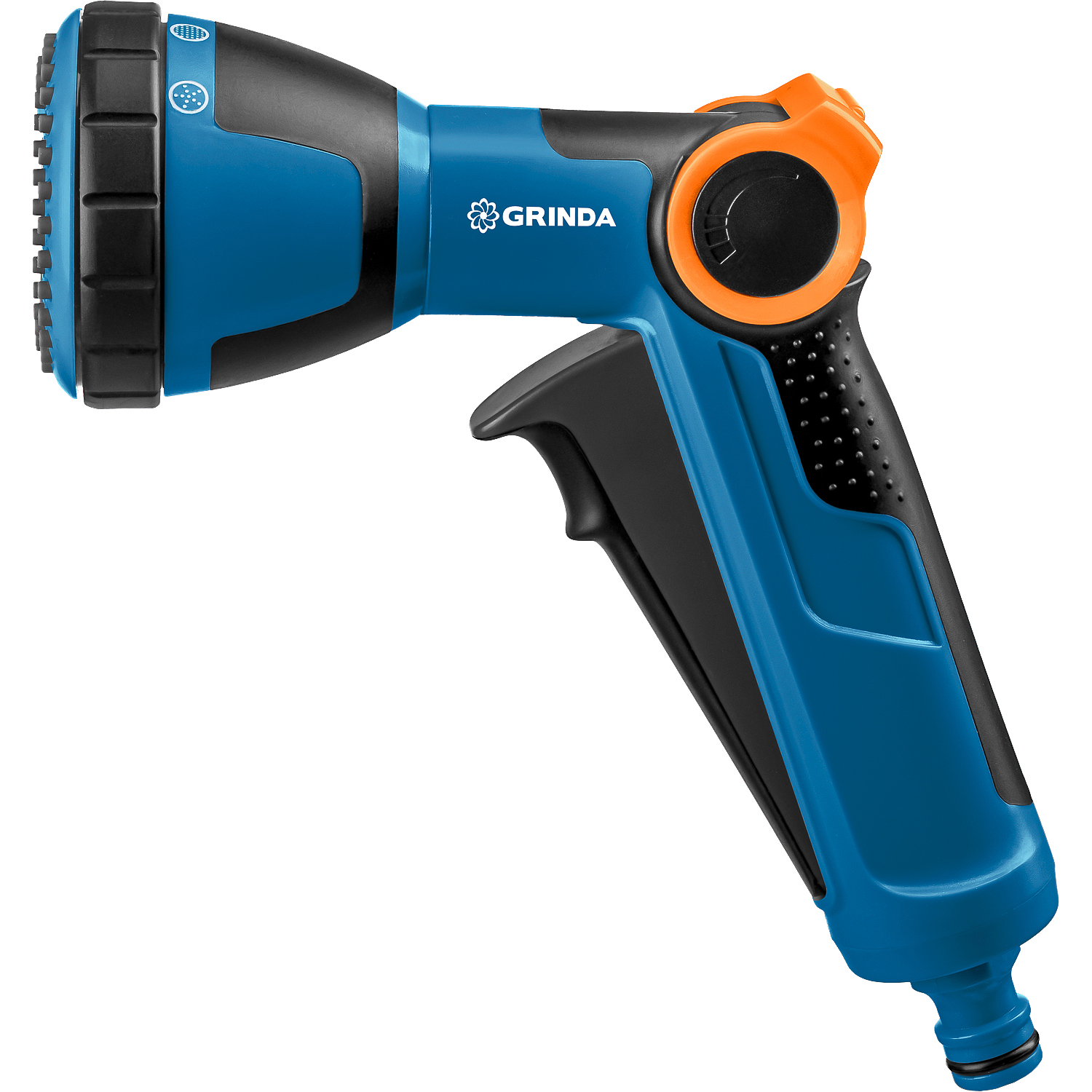 GRINDA X-S, с регулятором напора, душевой, 4 режима, курок спереди, двухкомпонентный, поливочный пистолет, PROLine (429165) — фото 4