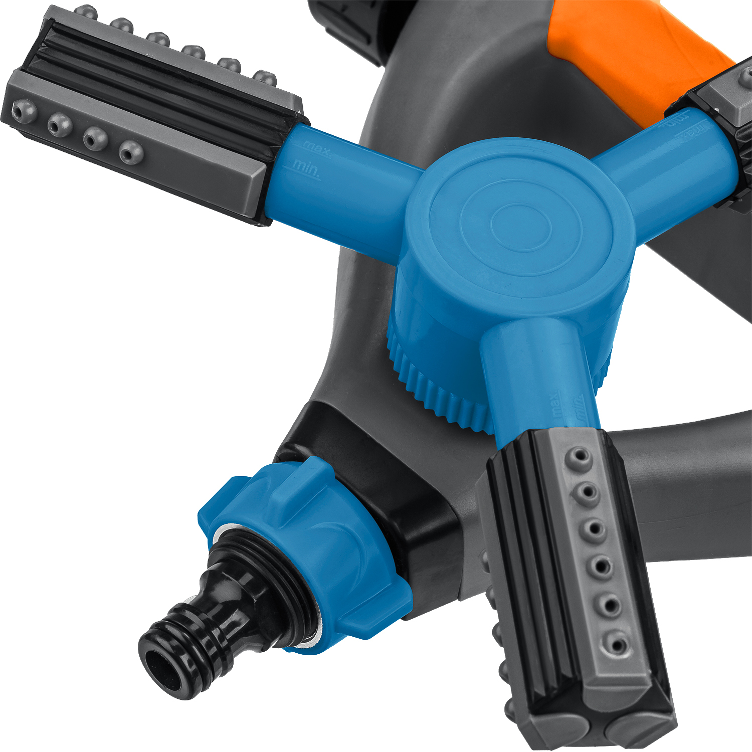 GRINDA RR-Pro, 3 сопла, на подставке с колёсиками, ударопрочный пластик, круговой распылитель, PROLine (429317) — фото 4