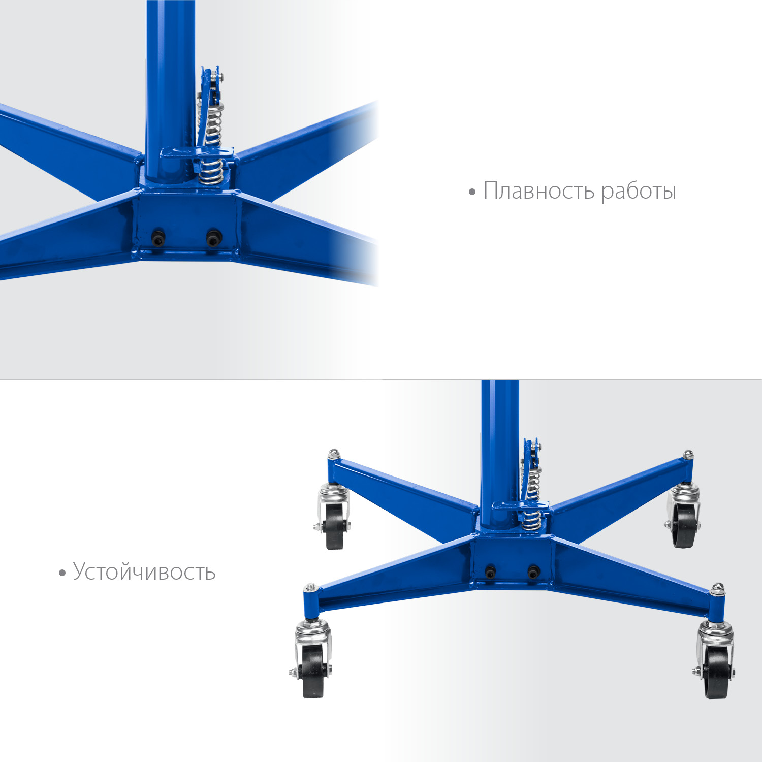 ЗУБР 0.5 т, 1100 - 1900 мм, гидравлическая трансмиссионная стойка, Профессионал (43061-0.5) — фото 4