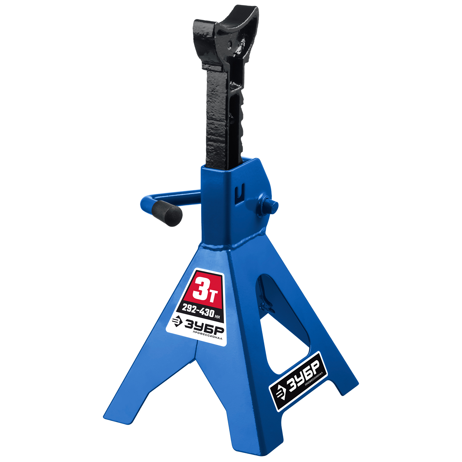 ЗУБР 3 т, 292 - 430 мм, усиленная страховочная подставка, Профессионал (43065-3) — фото 6