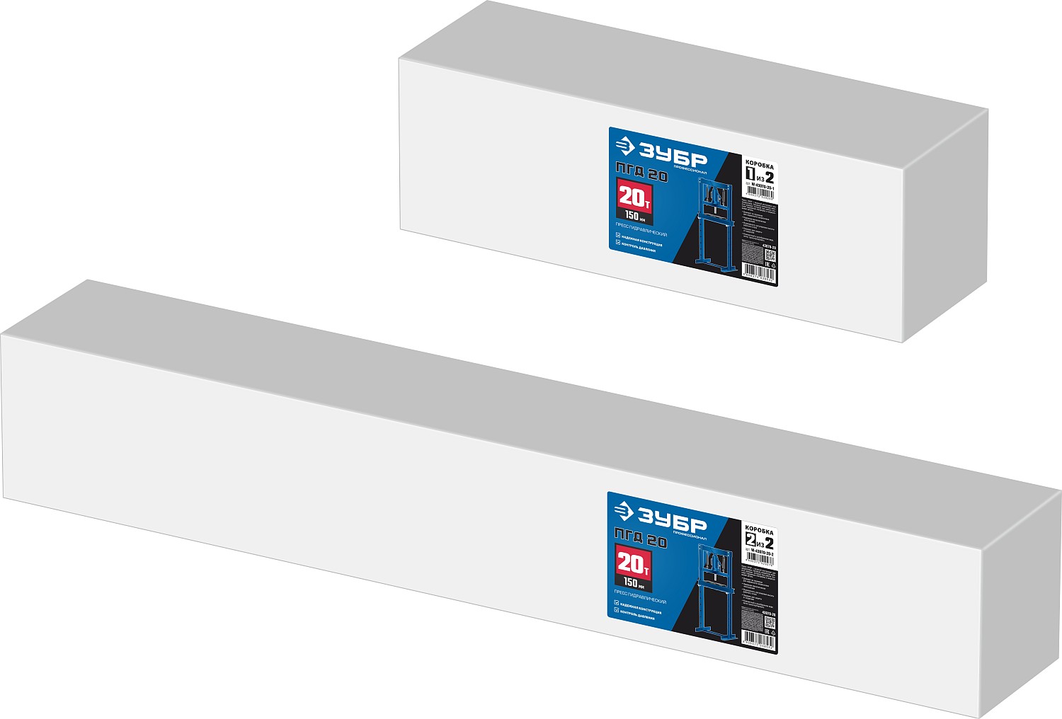 ЗУБР ПГД-20, 20 т, гидравлический пресс с домкратом и возвратными пружинами, Профессионал (43070-20) — фото 7