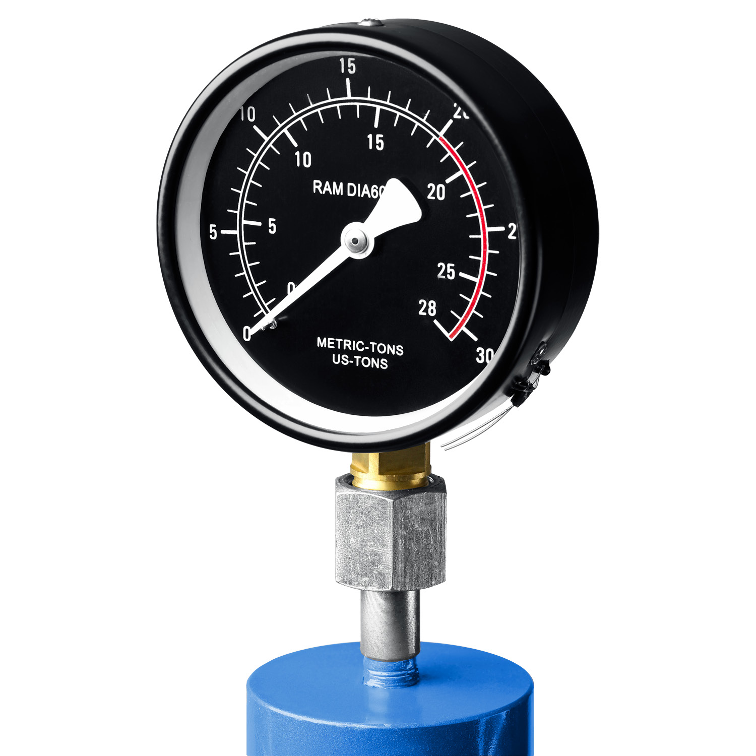 ЗУБР ПГН-20, 20 т, гидравлический пресс с гидронасосом и манометром, Профессионал (43072-20) — фото 8