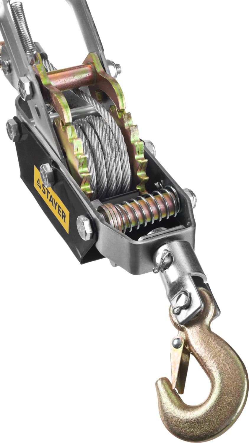 STAYER MAXPull, 4 т, 3 м, ручная рычажная лебедка (4310-4) — фото 6