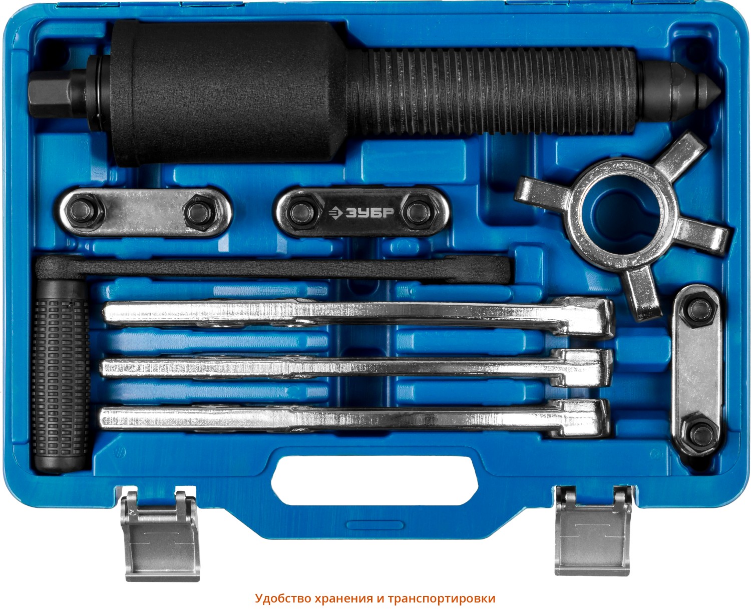 ЗУБР 10 т, универсальный редукторный съемник, Профессионал (43301-10) — фото 5