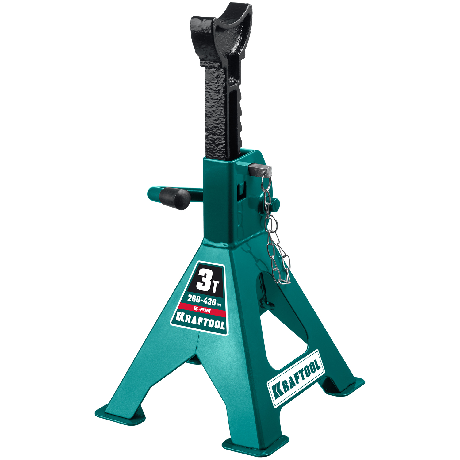 KRAFTOOL S-PIN, 3 т, 280 - 430 мм, усиленная страховочная подставка со штифтом (43465-3) — фото 5