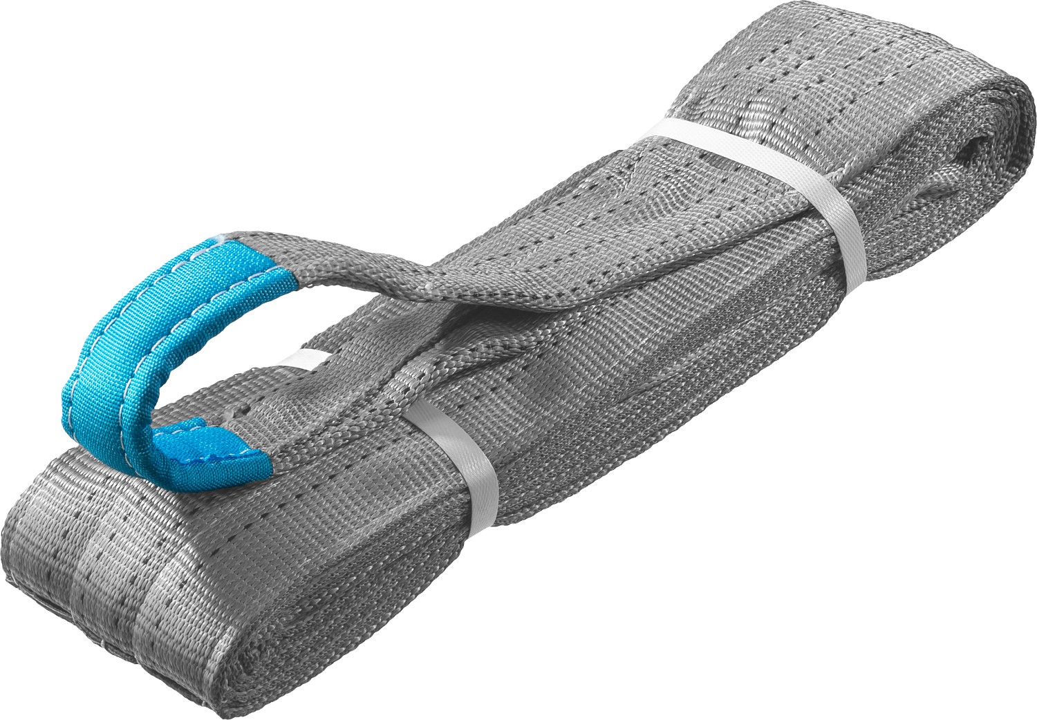 ЗУБР СТП-4/4, серый, г/п 4 т, длина 4 м, текстильный петлевой строп (43554-4-4) — фото 3