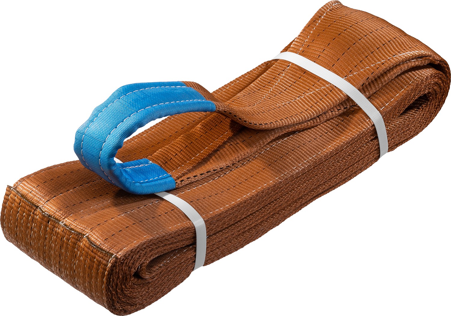 ЗУБР СТП-6/6, коричневый, г/п 6 т, длина 6 м, текстильный петлевой строп (43556-6-6) — фото 3