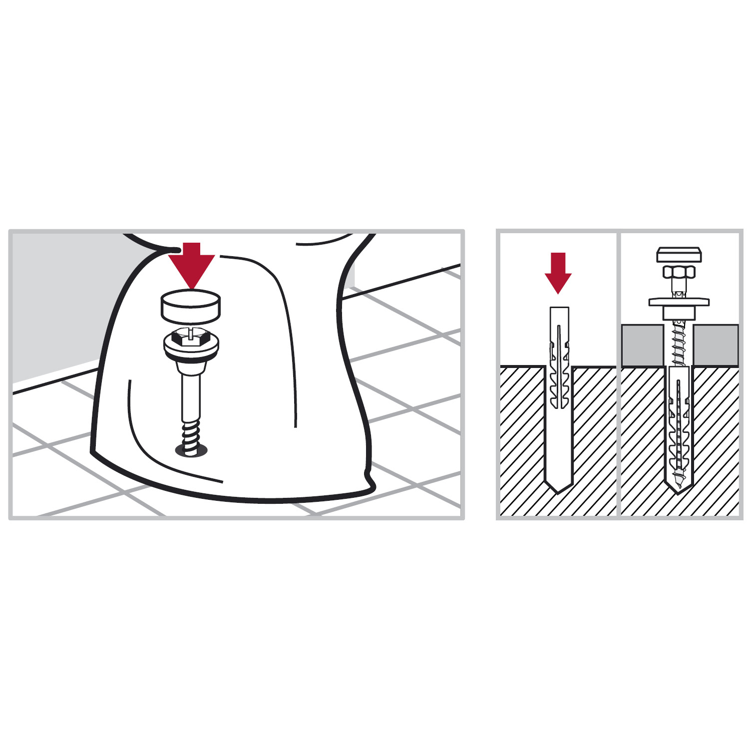 ЗУБР 10 мм, белый, набор для крепления унитазов, Профессионал (44210) — фото 5