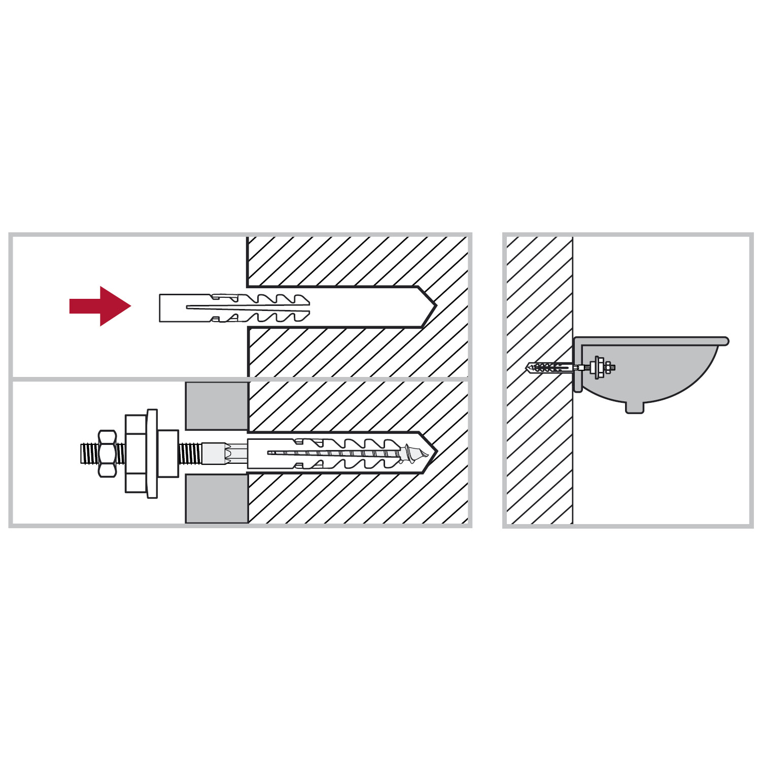 ЗУБР 14 мм, набор для крепления раковин, Профессионал (44216) — фото 5