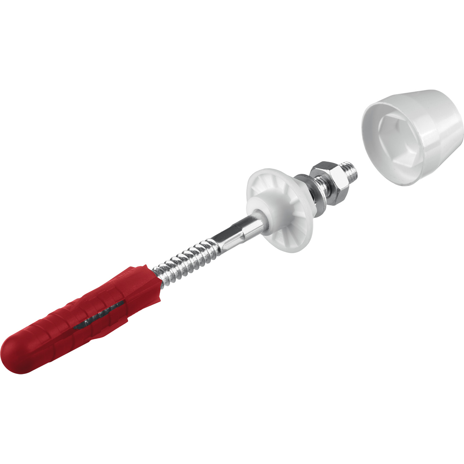 ЗУБР 14 мм, белый, набор для крепления раковин и писсуаров, Профессионал (44220) — фото 4