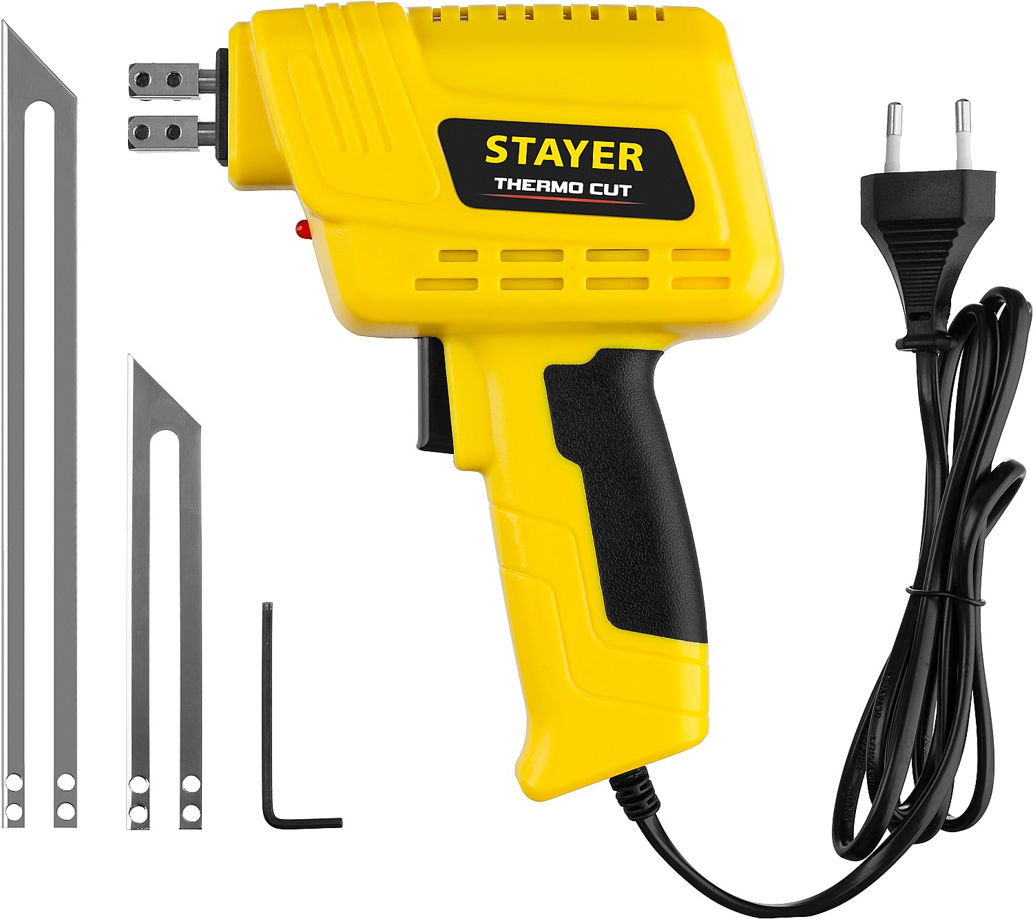 STAYER Thermo cut, 150 Вт, в наборе: 2 ножа, быстрый рез пенопласта + пластика, прибор для терморезки (45255-H2) — фото 7
