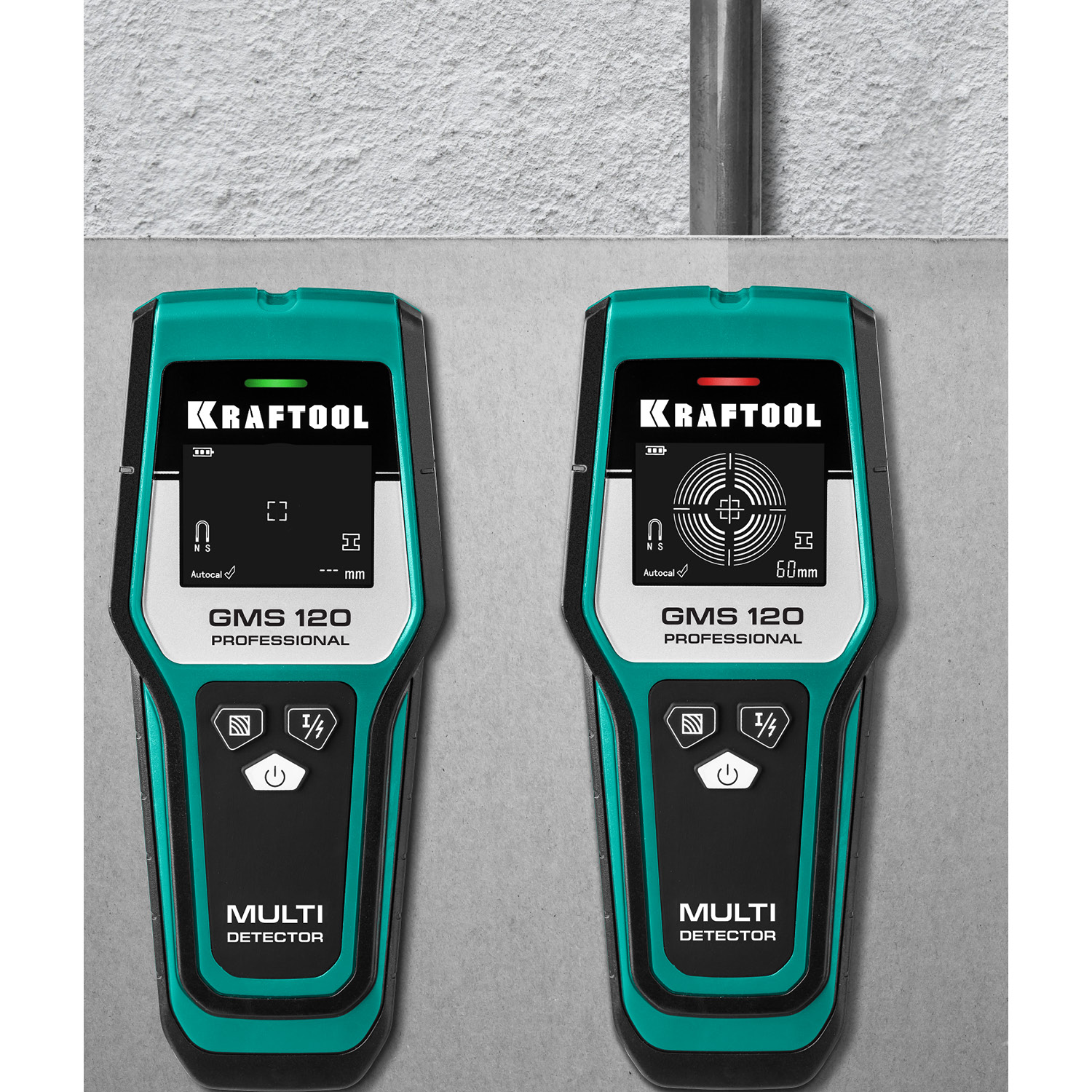 KRAFTOOL GMS-120, ЖК дисплей, универсальный детектор проводки (45298) — фото 10