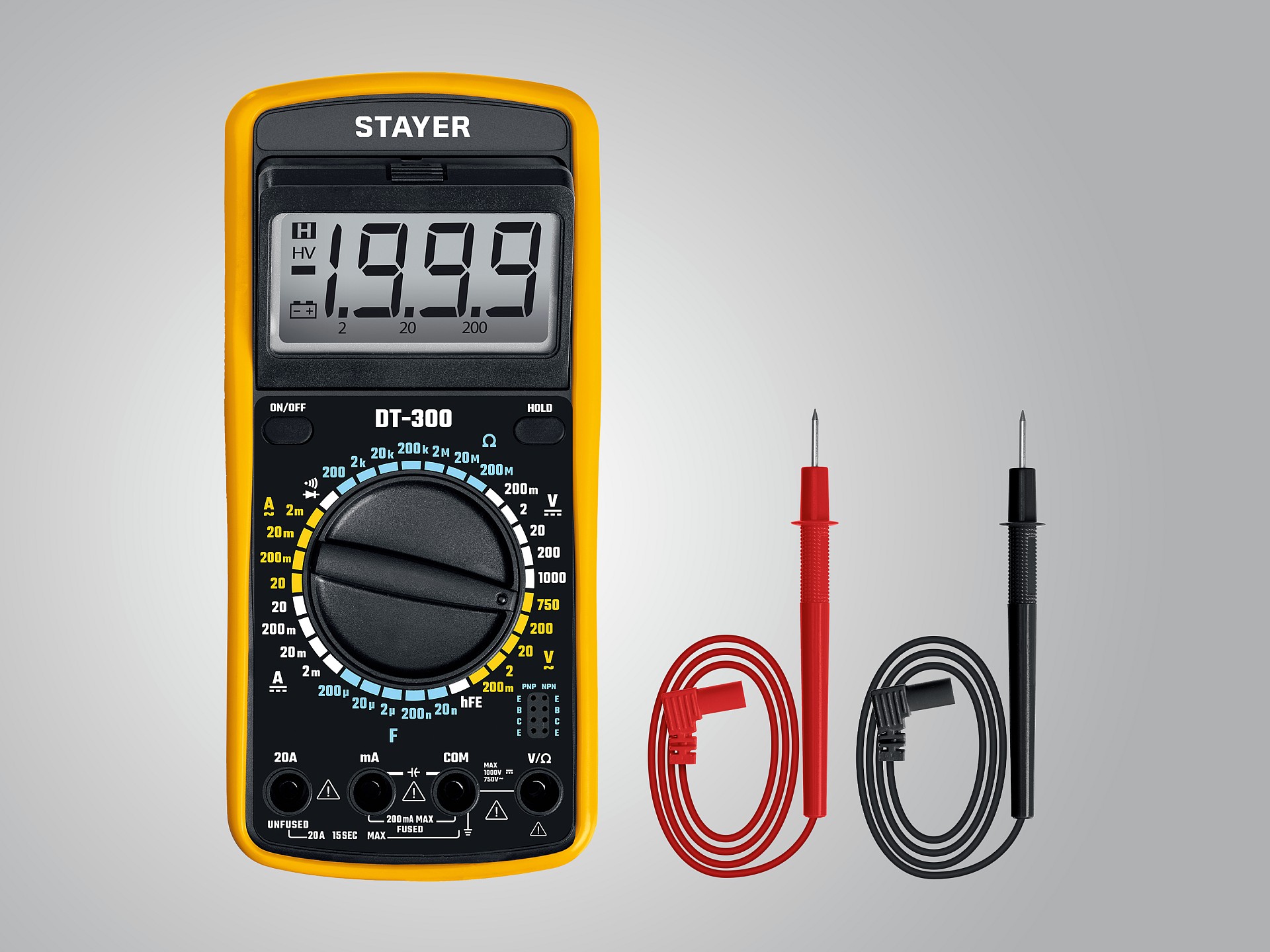 STAYER DT-300 Цифровой мультиметр (45321) — фото 2