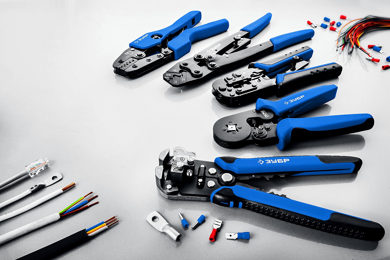 ЗУБР ПК-1, 0.5 - 6 мм2, пресс-клещи для втулочных наконечников, Профессионал(45456-1) — фото 5