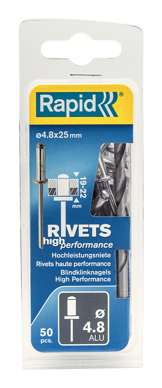 RAPID 4.8 х 25 мм, 50 шт, алюминиевая заклепка (5000392) — фото 2